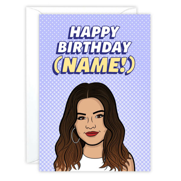 Selena Birthday Card
