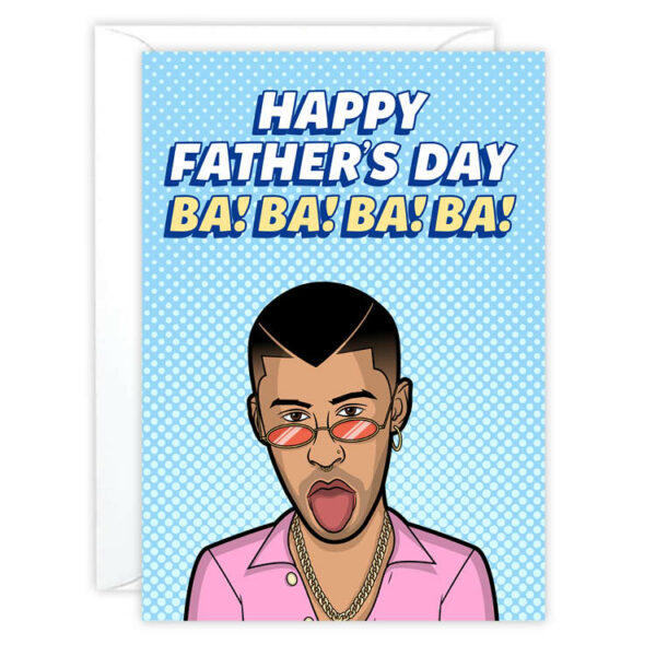 Bad Bunny Father's Day Card