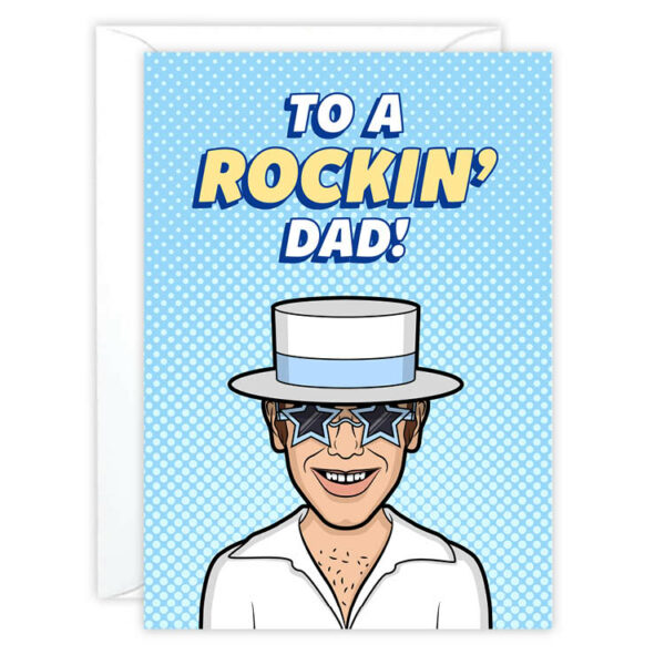 Elton John Father's Day Card