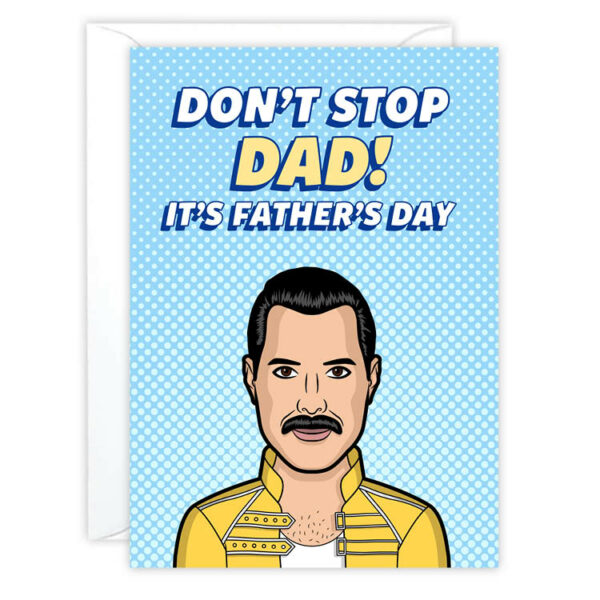 Freddie Mercury Father's Day Card