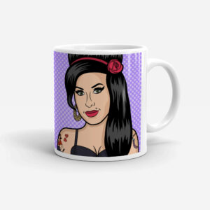 Amy Winehouse mug right view