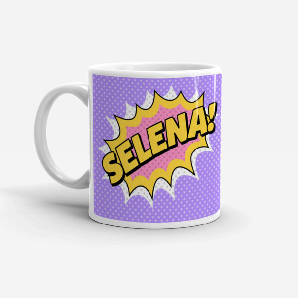Selena mug left view