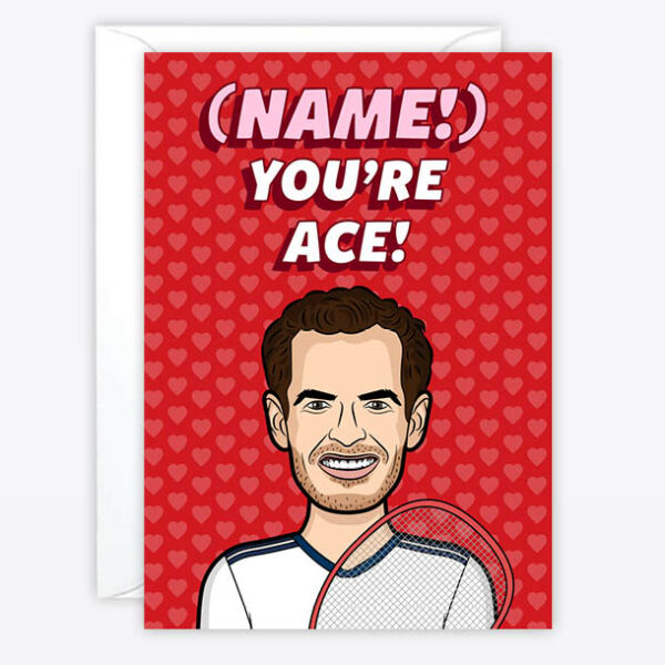 Andy Murray Valentine's day card