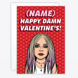Avril Valentine's day card