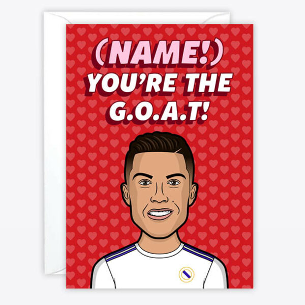 Cristiano Ronaldo Valentine's day card