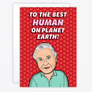 David Attenborough Valentine's day card