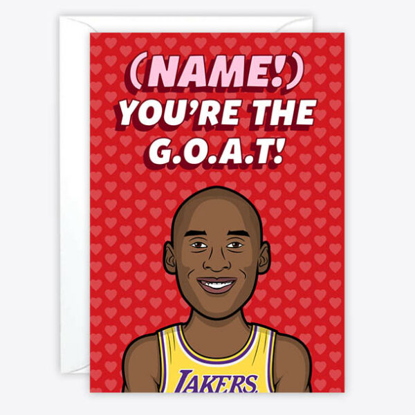 Kobe Valentine's day card
