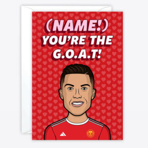 Manchester United Valentine's day card